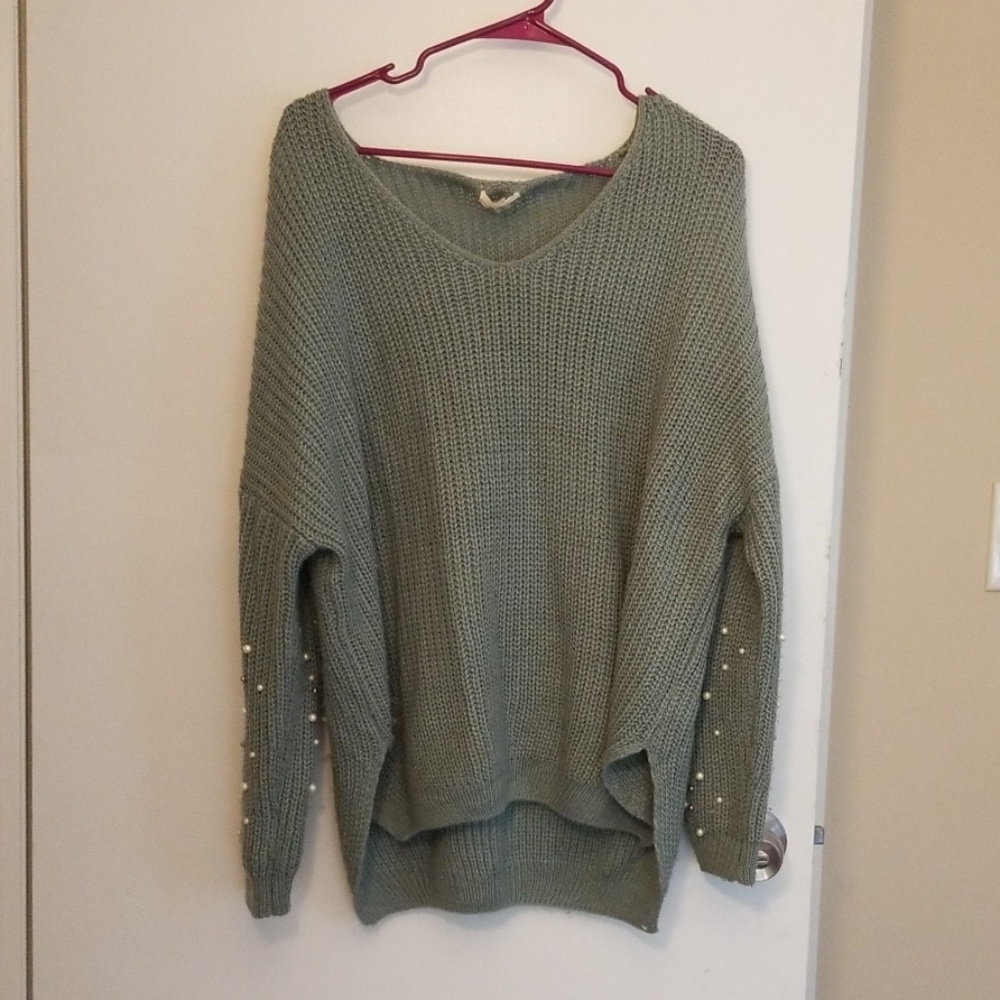 Sage Green Sweater